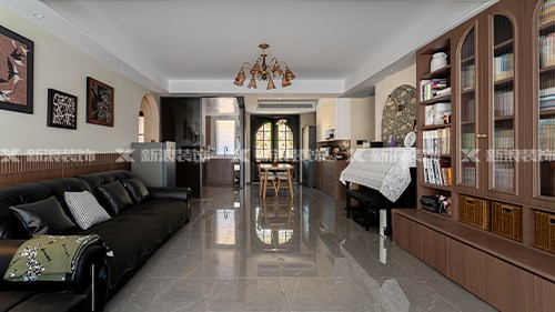 143㎡中古風 11W搞定全屋定制夢幻家|長沙全屋整裝